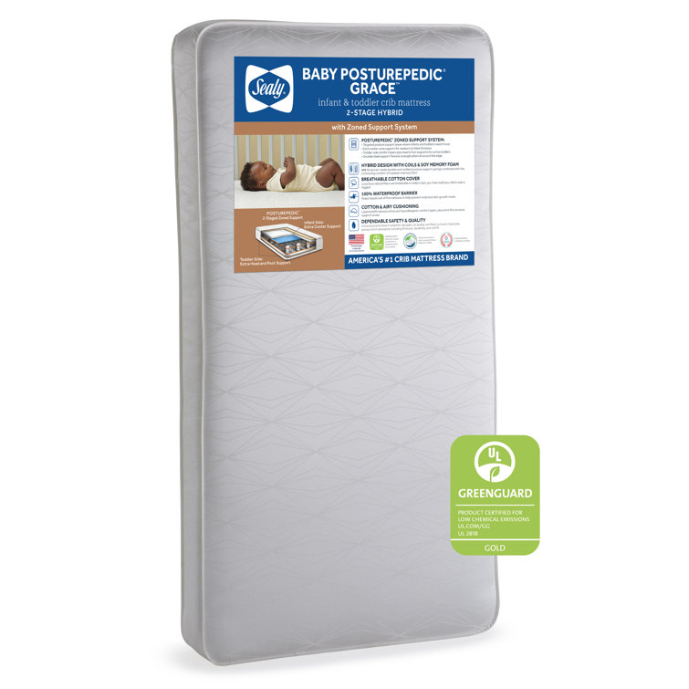 Sealy posturepedic crib hot sale mattress